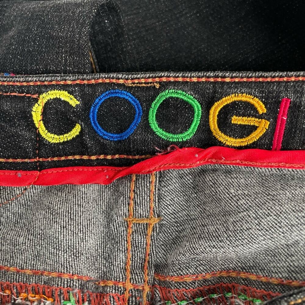 Coogi Straight Leg Black Jeans Size 7 - Picture 8 of 12